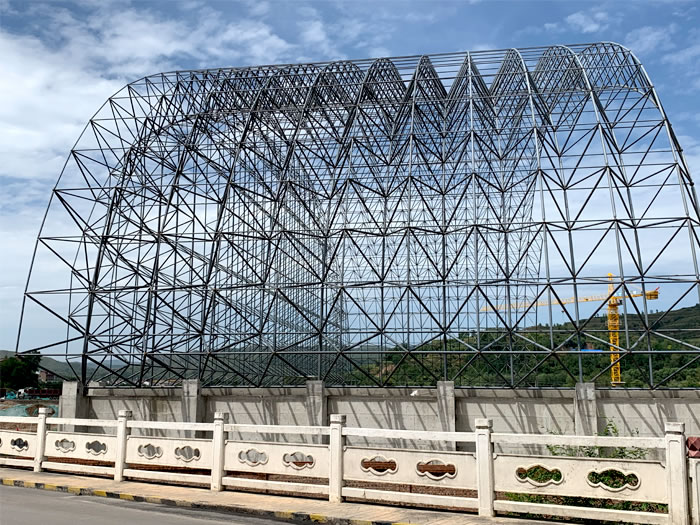 平湖山寨矿储煤棚网架